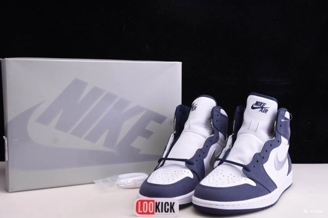 Cheap TBK Jordan Midnight DC1788-100 Retro Navy AIR 1 High (2020) 0803